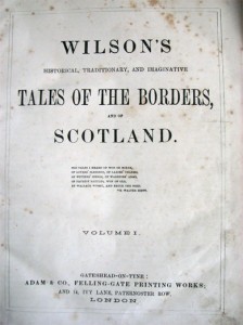 Wilson's Tales of The Border - Frontispice
