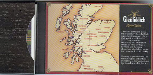 Scottish Clan - Map - Glenfiddich Card Set