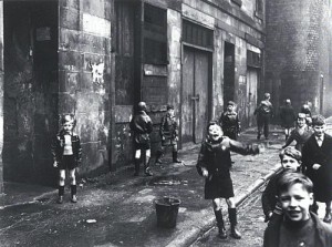The Gorbals Children by Roger Main, 1958