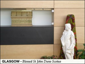 St Valentine Relics In Gold Casket - St John Duns Scotus