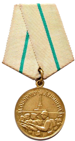 Medal for the Defense of Leningrad Source Wikipedia