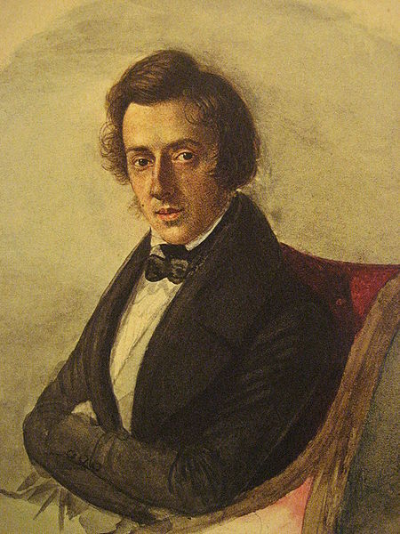 Portrait of Frederic Chopin by Maria Wodzinska 1836 - Source Wikipedia