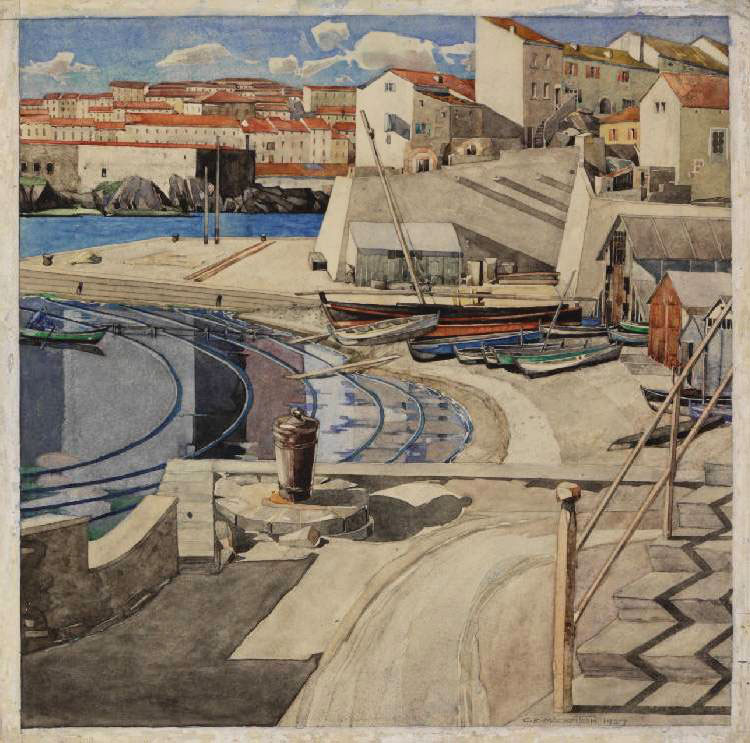 The Little Bay, Port Vendres 1927 Source The Hunterian Museum & Art Gallery University of Glasgow