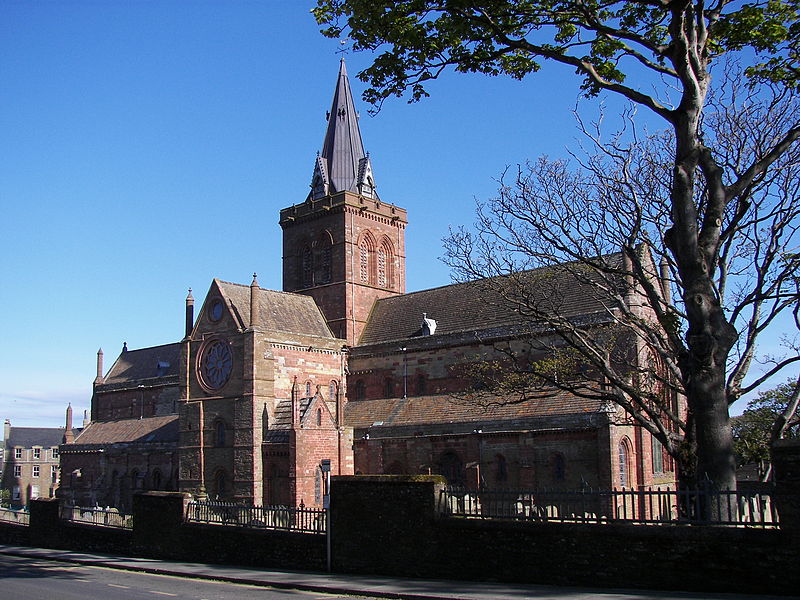 St Magnus Cathedral, Kirkwall, Orkney, Source Wikimedia