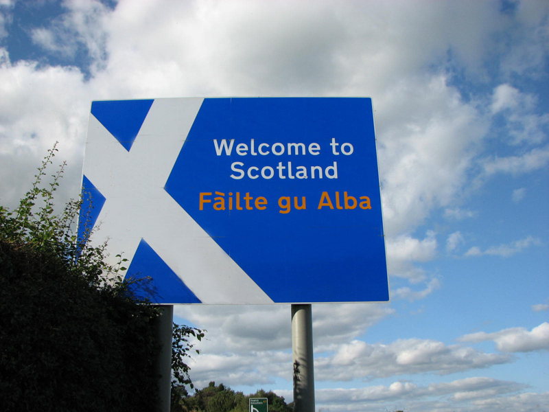 Failte gu Alba Welcome to Scotland panel © 2012 Scotiana