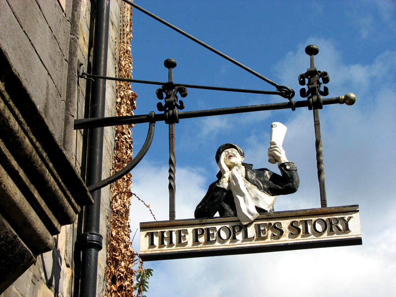 The People's Story sign Canongate © 2012 Scotiana