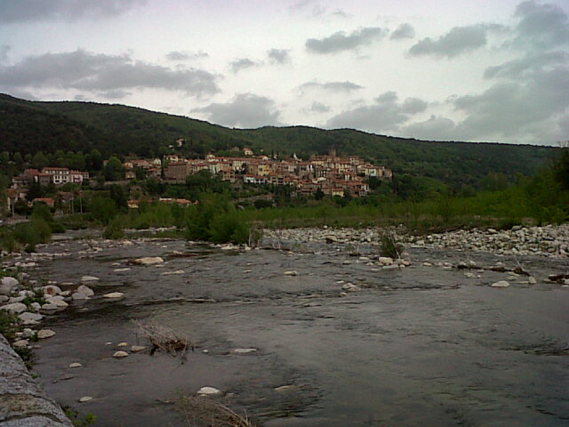 Amélie-les-Bains the river Tech 