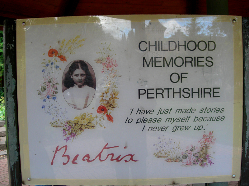 Beatrix Potter Garden in Dunkeld Childhood Memories © 2007 Scotiana