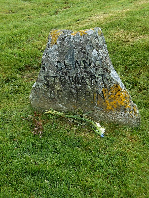 Culloden Clan Stewart of Appin stone © 2012 Scotiana