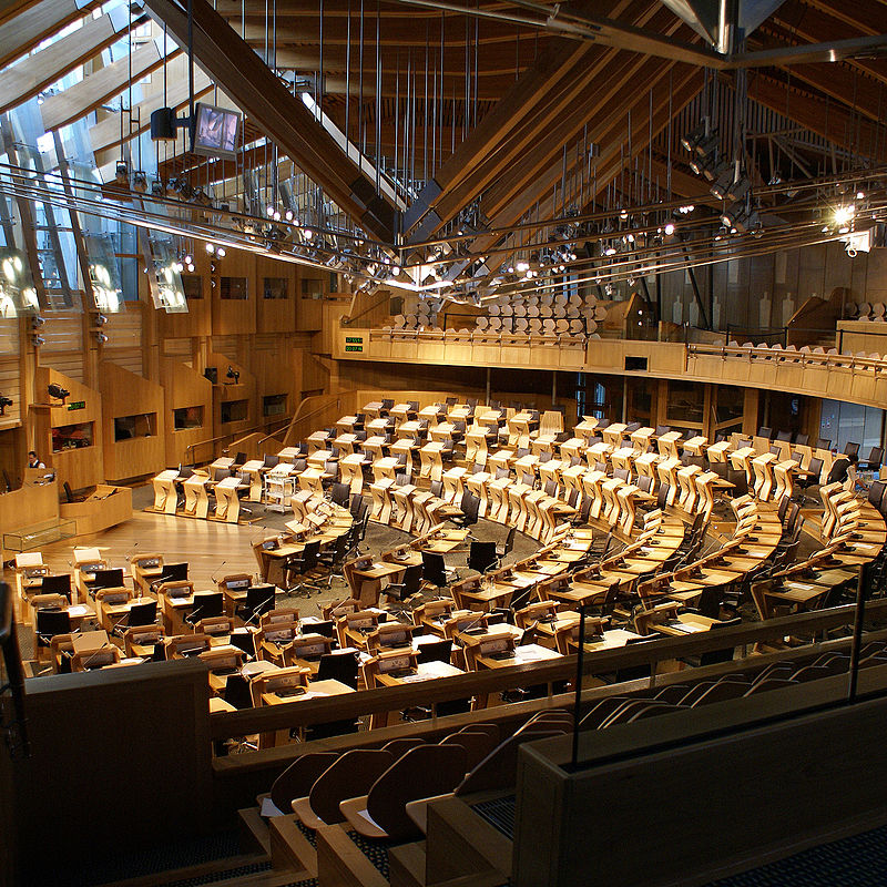 Scottish Parliament at Holyrood Source Wikipedia