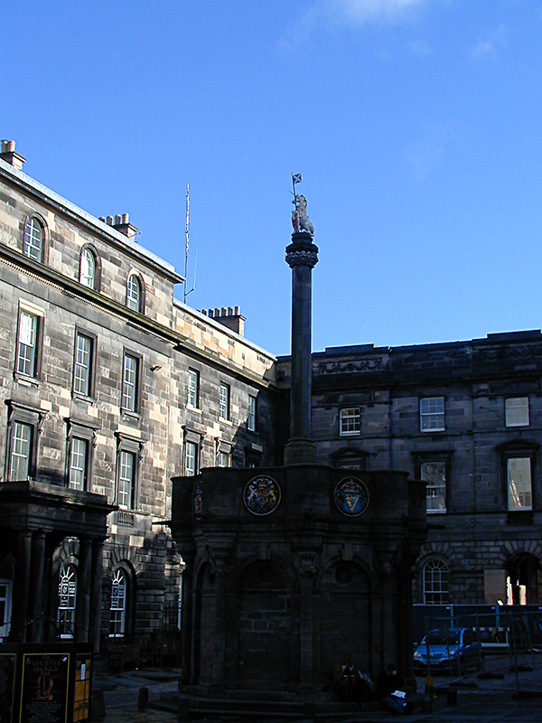 Edinburgh Unicorn Mercat Cross Scotland
