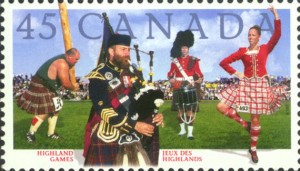 scottish scotland bagpipes-on-stamps