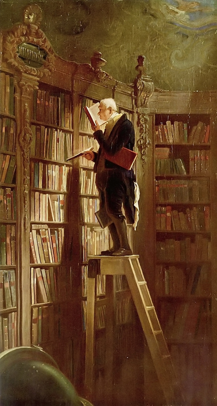 Carl Spitzweg  The Bookworm c.1850