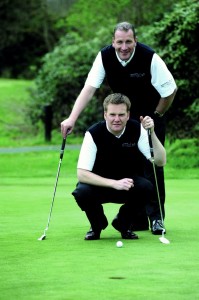 Alan and Nigel - Optical Express Pro Golf Tour 2011