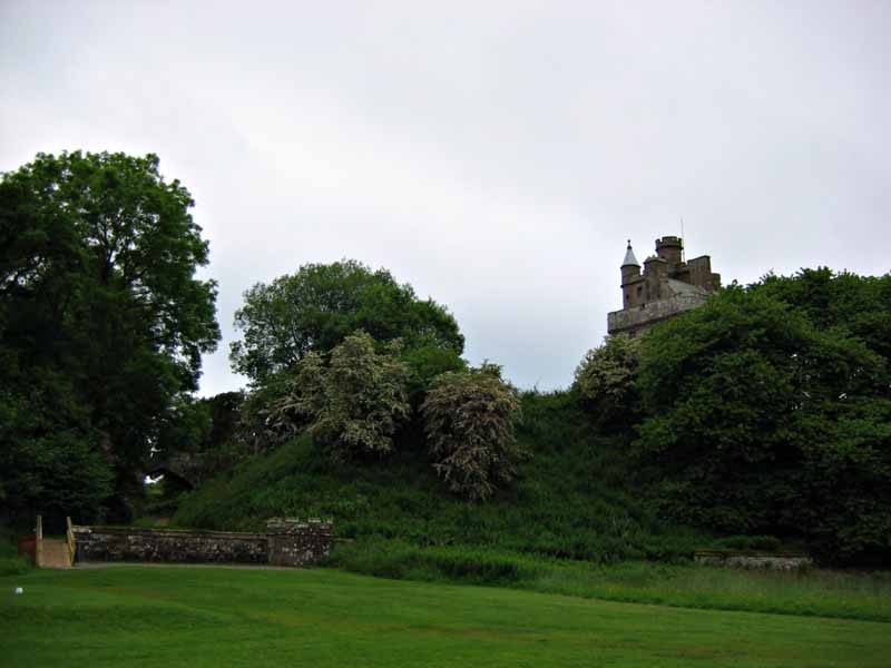 Hoddam Castle view from the golf course Dumfries and Galloway Scotland  © 2004 Scotiana