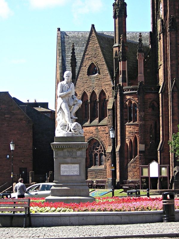 Robert Burns Statue - Dumfries - Dumfries & Galloway - Scotland © 2004 Scotiana