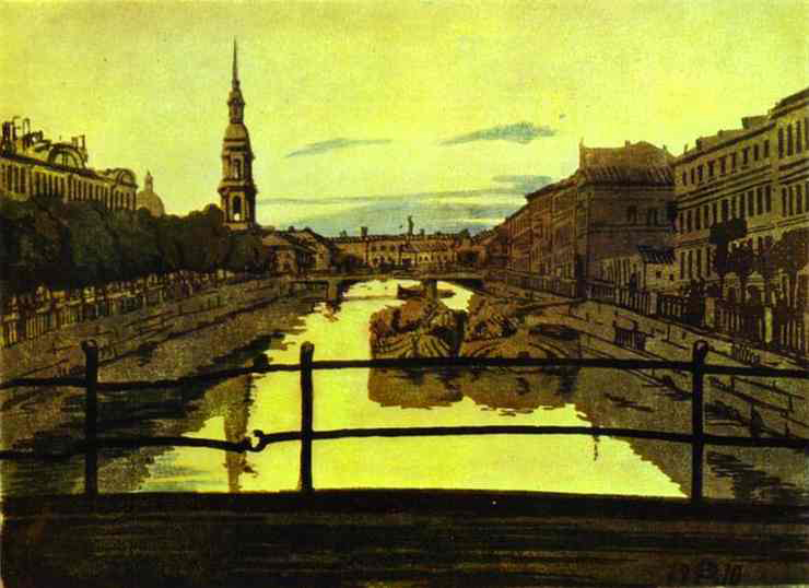 Anna Ostroumova-Lebedeva View of Canal Olga's Gallery