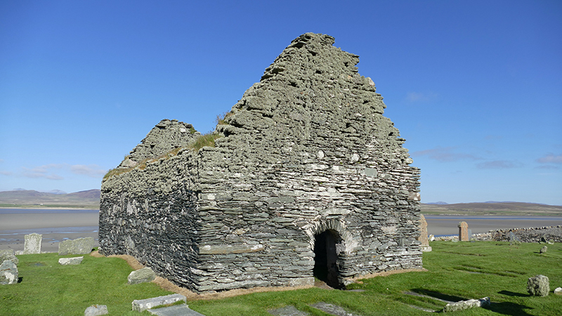 Islay Kilnave Chapel at Gruinart Bay  © 2015 Scotiana