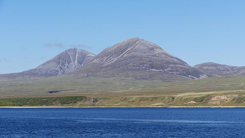 The Paps of Jura  seen from the Eilean Dhura ferry © 2015 Scotiana