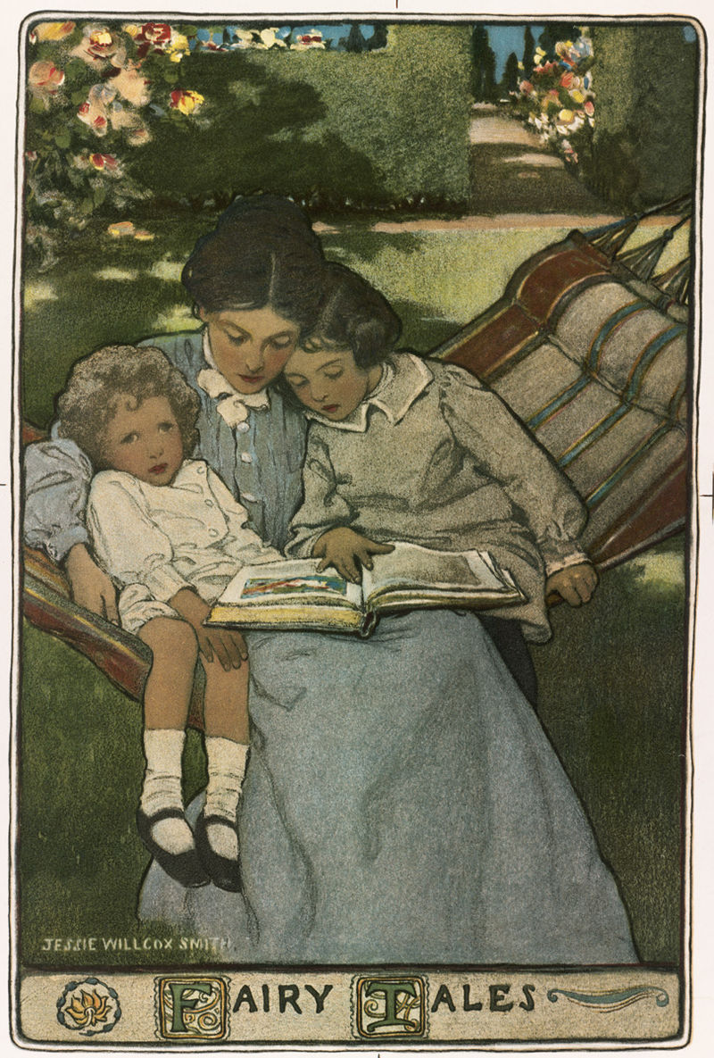 Cover illustration of a 19th Fairy Tales volume by Jessie Willcox Smith Wikipedia