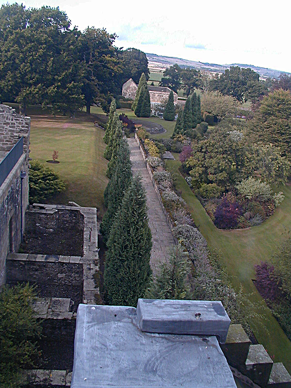 A general view of Falkland Palace Garden © 2003 Scotiana