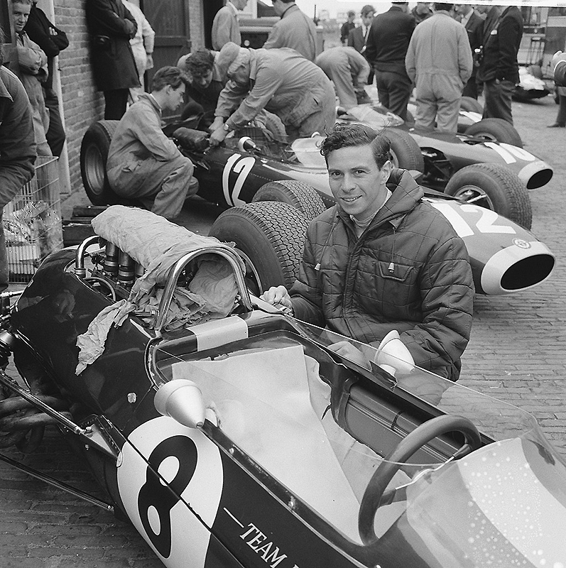 Jim Clark Training at 1965 Zandvoort Grand Prix with his Lotus Datum