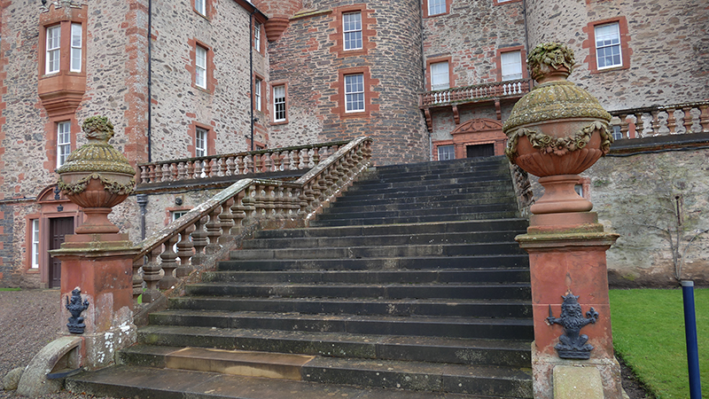 Thirlestane Castle staircase © 2019 Scotiana