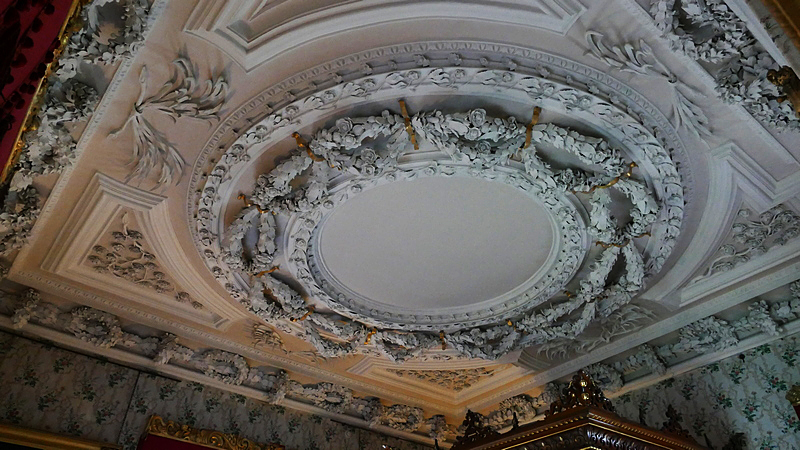 Thirlestane Castle the Duke's Room ceilings © 2019 Scotiana