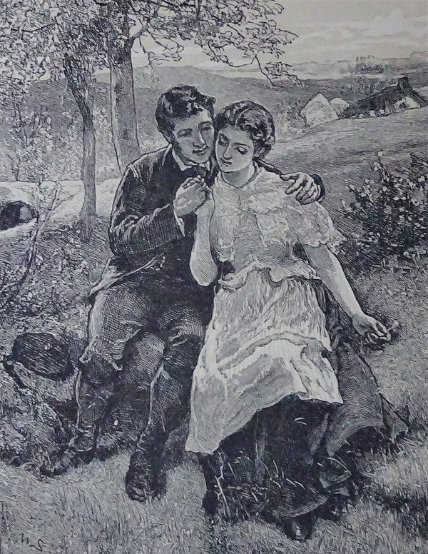 A Victorian version of Robert Burns with Jean Armour 1878