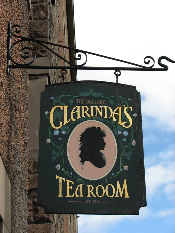 Clarinda's Tearoom Canongate Edinburgh © 2012 Scotiana