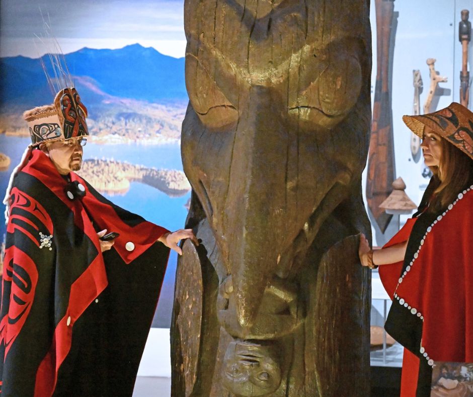 historic repatriation of stolen Nisga’a memorial totem pole